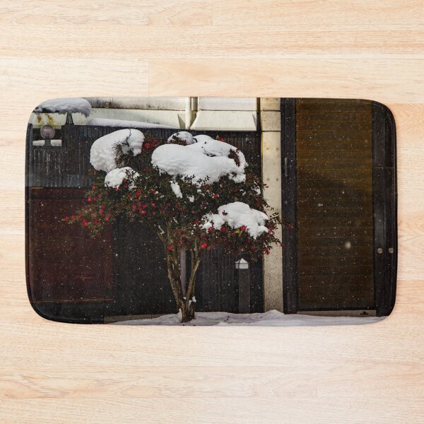 Item preview, Snow covered tree with red flowers designed and sold by Shizenkai.