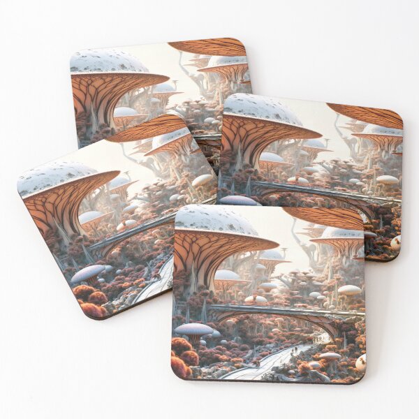 Item preview, Fantasy Alien Planet Landscape designed and sold by AdrianGrosu.