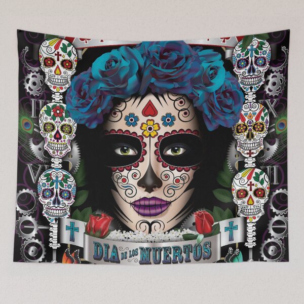 Item preview, Many Day of the Dead Items - GODDESS Sugar Skull Poster - Halloween designed and sold by Billers Art.