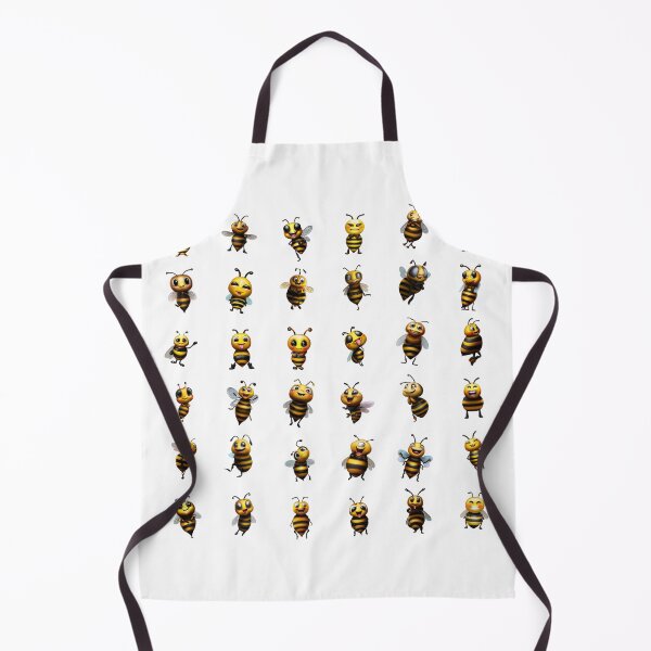 Item preview, Whimsical Bee Delight Abstract Pattern designed and sold by Pixel4Art.