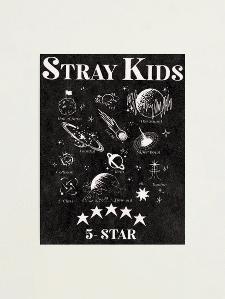 Stray Kids 5 Star comeback poster kpop boy group bang chan lee