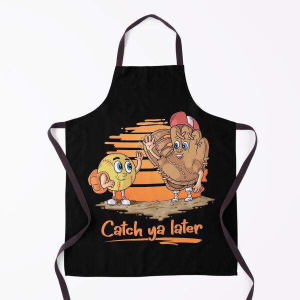 Item preview, Catch ya Later Cartoon Baseball Glove and Softball Ball designed and sold by grinta2021.
