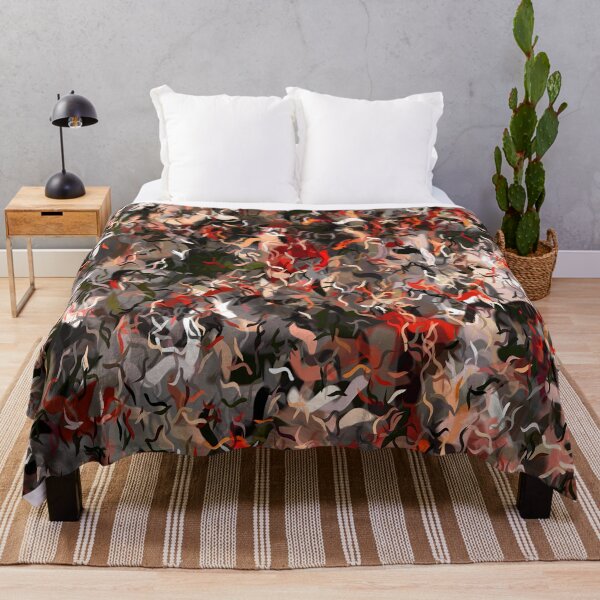 Item preview, Confetti Abstract in Shades of Red and Cream designed and sold by Trevor Hirst.