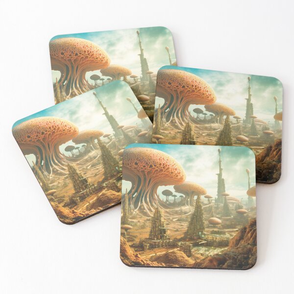 Item preview, Fantasy Alien Planet Landscape designed and sold by AdrianGrosu.