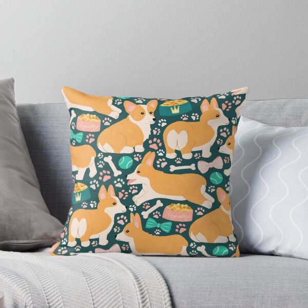 Item preview, Corgi Culture on Navy designed and sold by Tangerine-Tane.