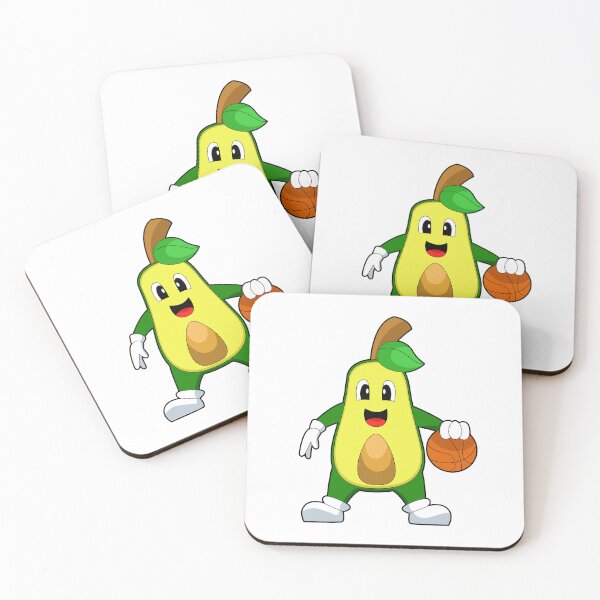 Item preview, Avocado Basketball player Basketball designed and sold by Snabdesign84.