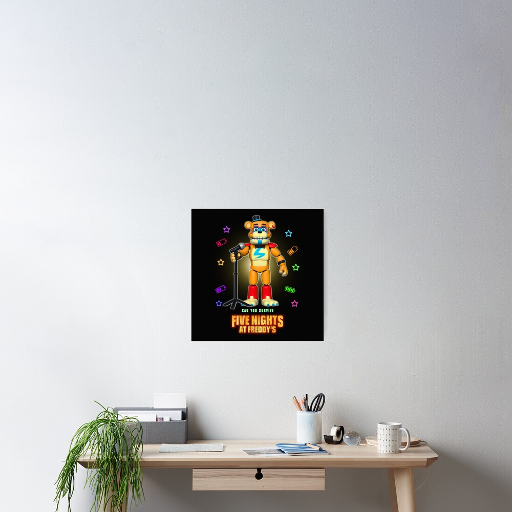 FREDDY, CAN YOU SURVIVE FIVE NIGHTS AT FREDDYS, 2023. Halloween Mounted  Print for Sale by Mycutedesings-1