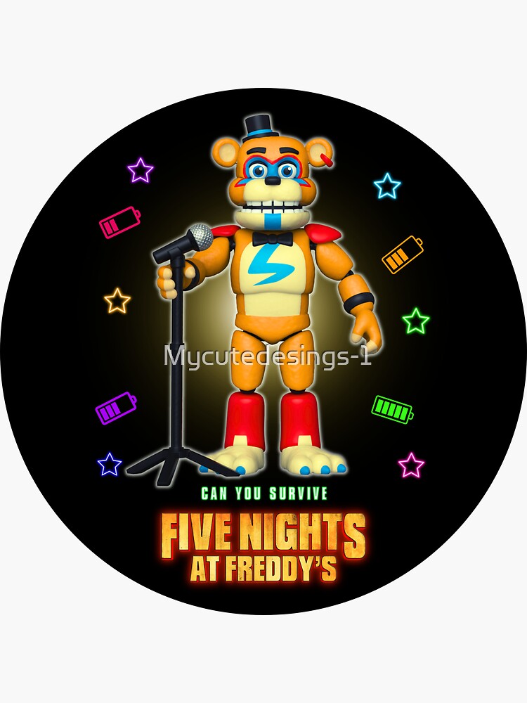 FREDDY, CAN YOU SURVIVE FIVE NIGHTS AT FREDDYS, 2023. Halloween Sticker for  Sale by Mycutedesings-1