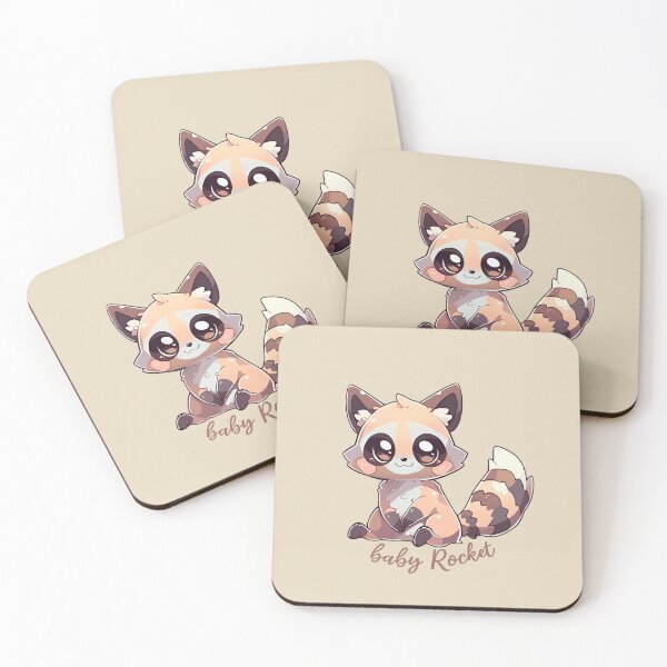 Item preview, Baby Rocket Raccoon cuteAF designed and sold by CuteAFdesigns.