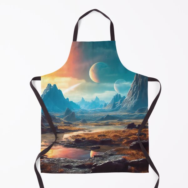Item preview, Fantasy Alien Planet Landscape designed and sold by AdrianGrosu.