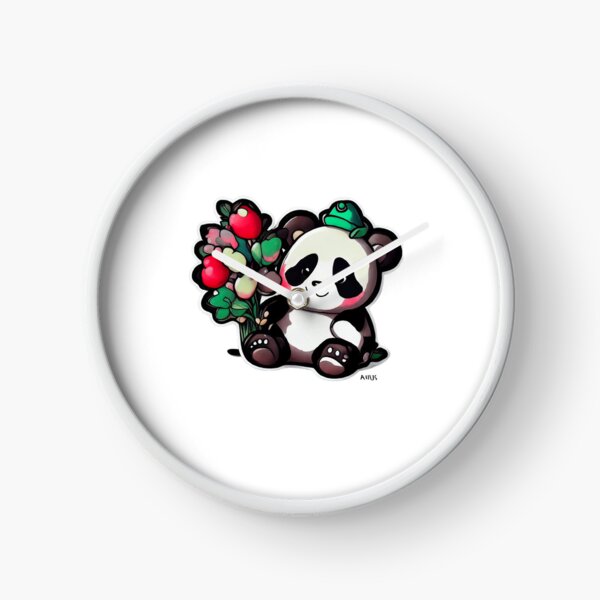 Item preview, a panda wearing a British bowler hat and red boots designed and sold by JasmineYu4.