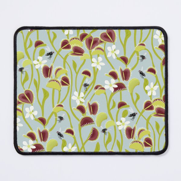 Item preview, Venus flytraps with Flowers and Flies designed and sold by Amy Hadden.