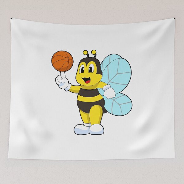 Item preview, Bee Basketball player Basketball designed and sold by Snabdesign84.
