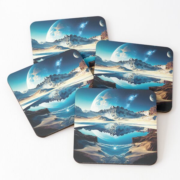 Item preview, Fantasy Alien Planet Landscape designed and sold by AdrianGrosu.