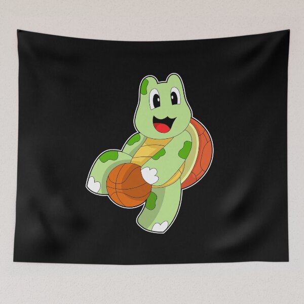 Item preview, Turtle Basketball player Basketball designed and sold by Snabdesign84.