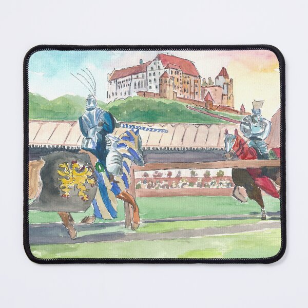 Item preview, Landshut Knight Tournament in Front of Historical Scenery with Trausnitz Castle designed and sold by artshop77.