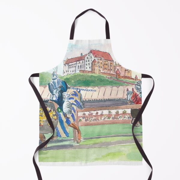Item preview, Landshut Knight Tournament in Front of Historical Scenery with Trausnitz Castle designed and sold by artshop77.