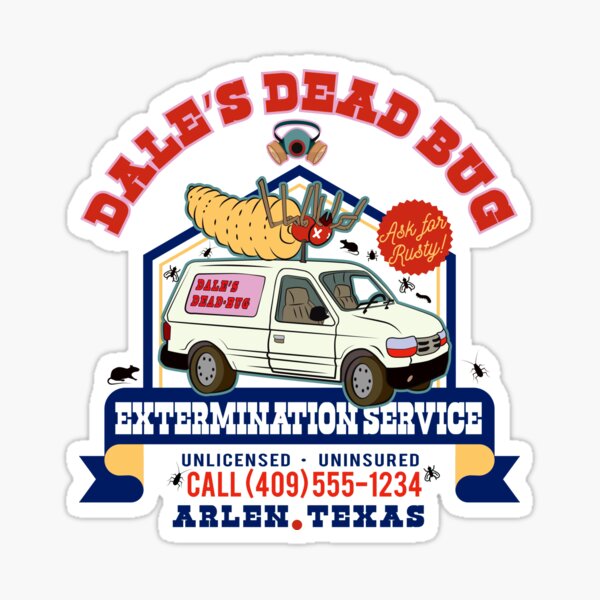Artikel-Vorschau von Dale's Dead Bug Service Lts, designt und verkauft von Alema Art.