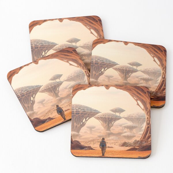 Item preview, Fantasy Alien Planet Landscape designed and sold by AdrianGrosu.