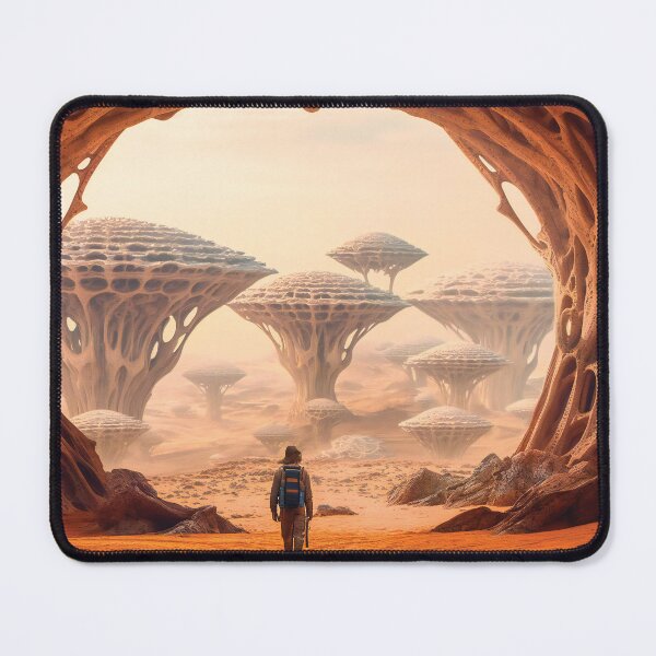 Item preview, Fantasy Alien Planet Landscape designed and sold by AdrianGrosu.