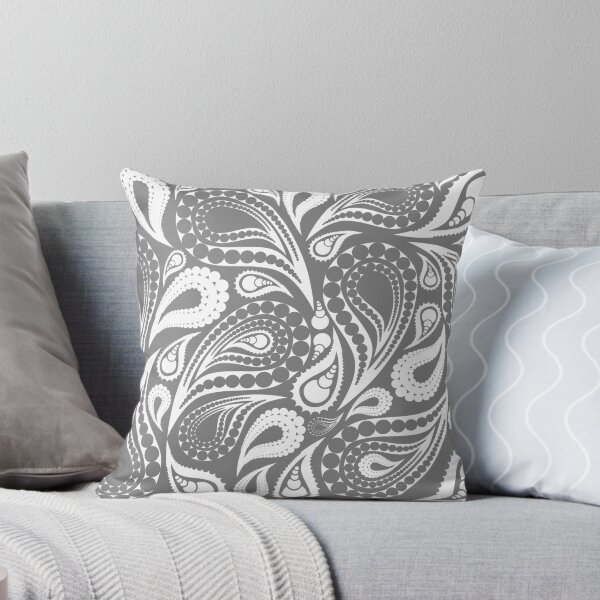 Item preview, Giant Paisley Grey designed and sold by Quooki.