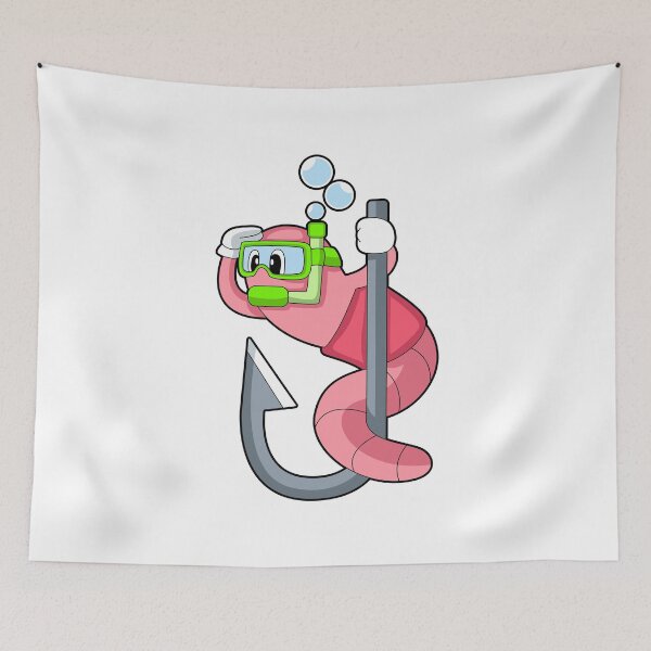 Item preview, Worm Fisher Fishing hook Fishing designed and sold by Snabdesign84.