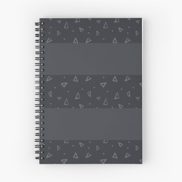Item preview, Retro Chic Stripes: Geometric Triangles On Dark Gray Striped Background designed and sold by anisgott.