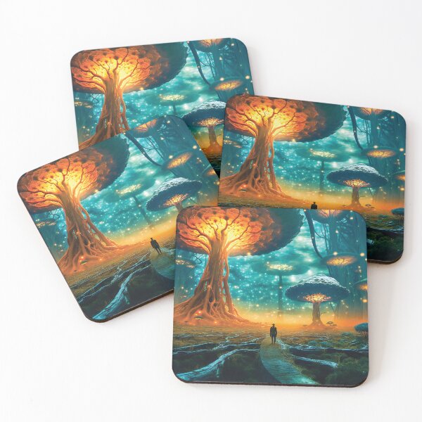 Item preview, Fantasy Alien Planet Landscape designed and sold by AdrianGrosu.