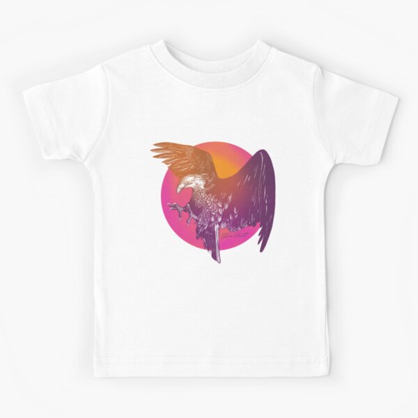 Diving Eagle in the Hot Sun Kids T-Shirt