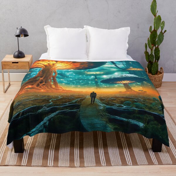 Item preview, Fantasy Alien Planet Landscape designed and sold by AdrianGrosu.