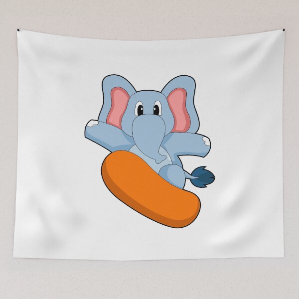 Item preview, Elephant Snowboarder Snowboard designed and sold by Snabdesign84.