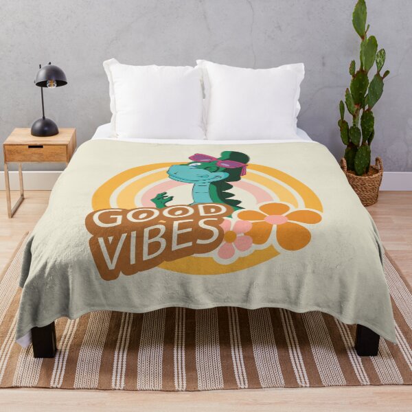 Item preview, Denver The Last Dinosaur Good Vibes Funny Tee designed and sold by quickkaart.