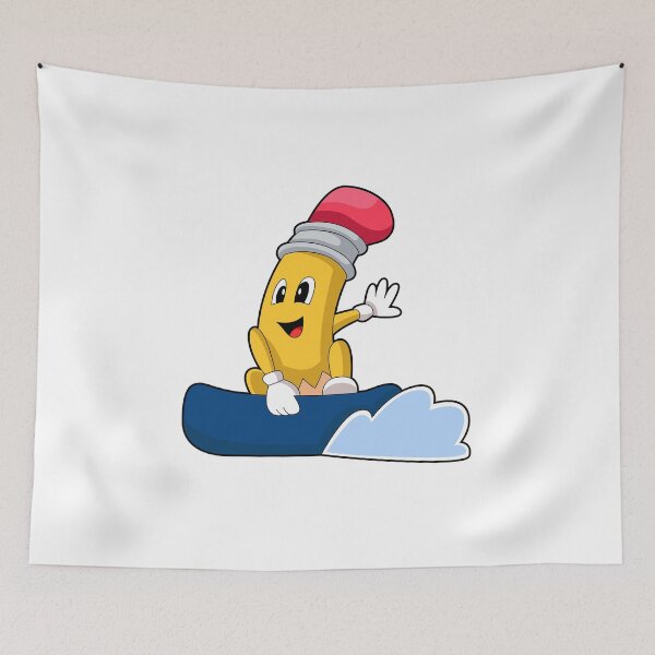 Item preview, Pencil Snowboarder Snowboard designed and sold by Snabdesign84.