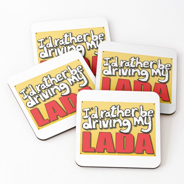 Item preview, I'D RATHER BE DRIVING MY LADA designed and sold by OldClassicCar.