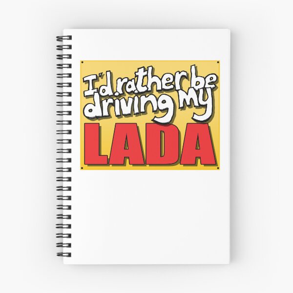 Item preview, I'D RATHER BE DRIVING MY LADA designed and sold by OldClassicCar.