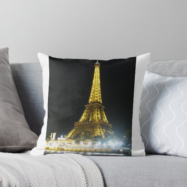 Item preview, EIFFEL TOWER AT NIGHT FROM THE SEINE - PARIS designed and sold by kazaroodie.
