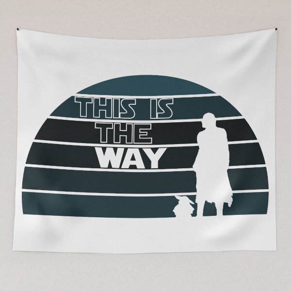 Item preview, This Is The Way  M A N D O - Blue designed and sold by Inked-Attire.