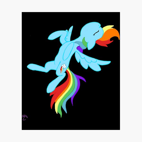 Item preview, Life in Equestria Shimmers (Rainbow Dash) designed and sold by LetYourArtTrav.