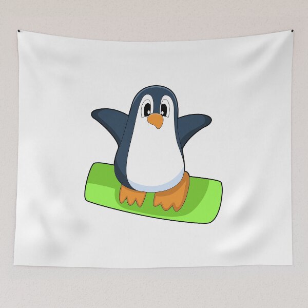 Item preview, Penguin Snowboarder Snowboard designed and sold by Snabdesign84.