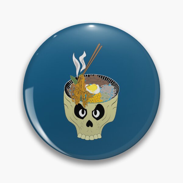 Item preview, kawaii japanese anime skeleton ramen   designed and sold by Kaliahdelvalle.