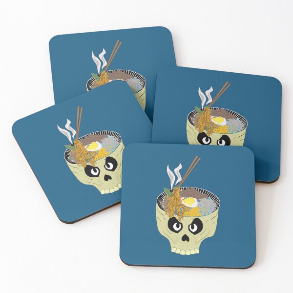 Item preview, kawaii japanese anime skeleton ramen   designed and sold by Kaliahdelvalle.