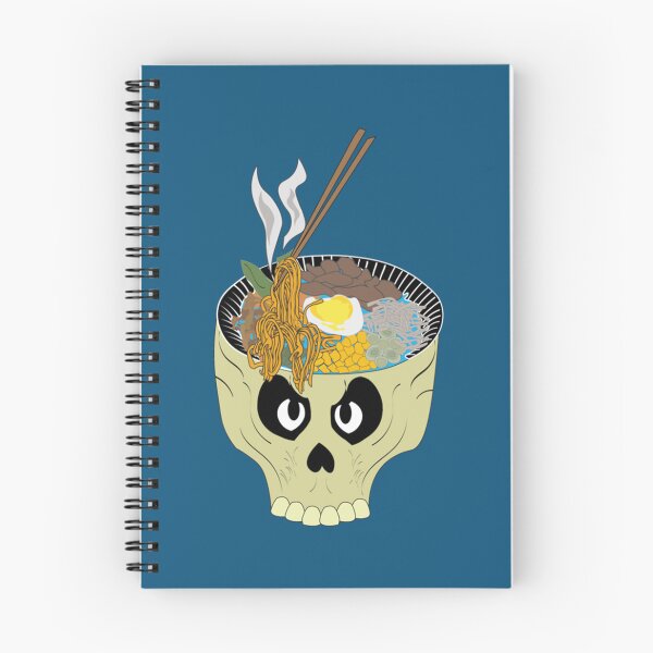 Item preview, kawaii japanese anime skeleton ramen   designed and sold by Kaliahdelvalle.