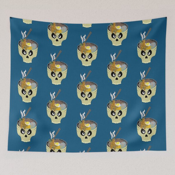 Item preview, kawaii japanese anime skeleton ramen   designed and sold by Kaliahdelvalle.