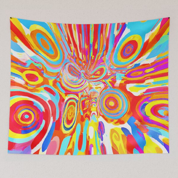 Item preview, Exploring Vibrant Colorful Pattern designed and sold by Health And Fitness Posts e-Store.