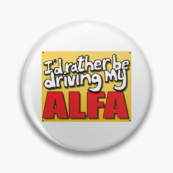 Artikelvorschau, I'D RATHER BE DRIVING MY ALFA entworfen und verkauft von OldClassicCar.