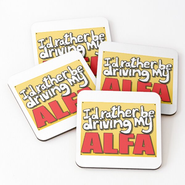 Item preview, I'D RATHER BE DRIVING MY ALFA designed and sold by OldClassicCar.