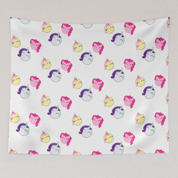 Item preview, Mlp ornaments (Fluttershy, Rarity, and Pinkie) designed and sold by LetYourArtTrav.