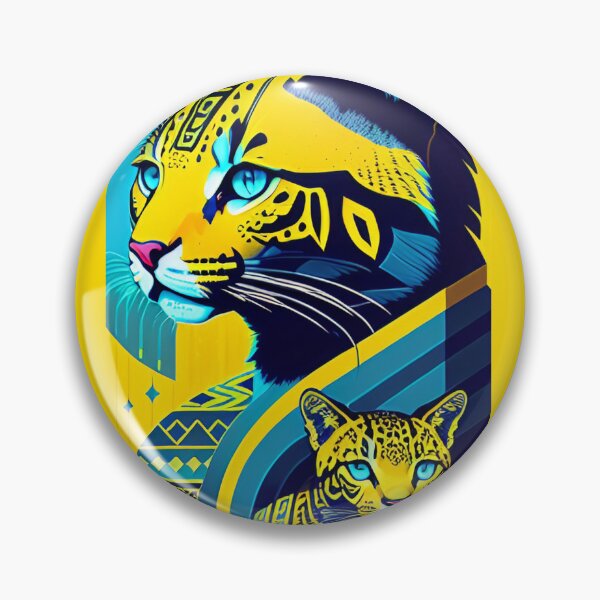 Item preview, mayan style ocelot designed and sold by Mayans-art.