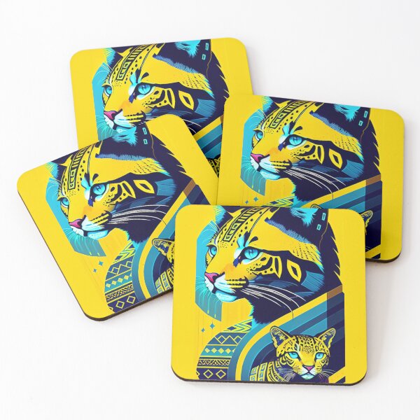 Item preview, mayan style ocelot designed and sold by Mayans-art.