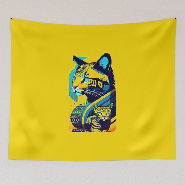 Item preview, mayan style ocelot designed and sold by Mayans-art.